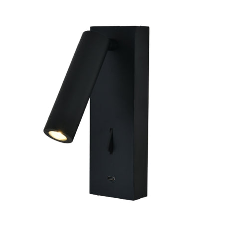 Aplique Mantra Tarifa iii LED aluminio negro 3000 IP20 18cm