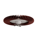 Ventilador de techo con luz Sulion Fono 80cm LED blanco con pantalla burdeos motor DC — vista 3