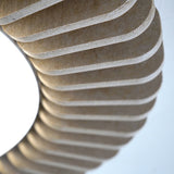 Ventilador de techo con luz Sulion Fono 80cm LED blanco con pantalla beige motor DC — vista 6