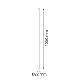 Tija 100 DOWNROD +cable 100cm d21.5 2306933