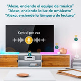 Garza 401263 SmartHome Regleta enchufe multiple inteligente wifi de 3 tomas compatible con Alexa y Google Home