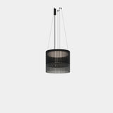 Lámpara de techo colgante LedsC4 Scarlett Circular Pendant Tower LED SCPT-AA0-LCSD00-OSV