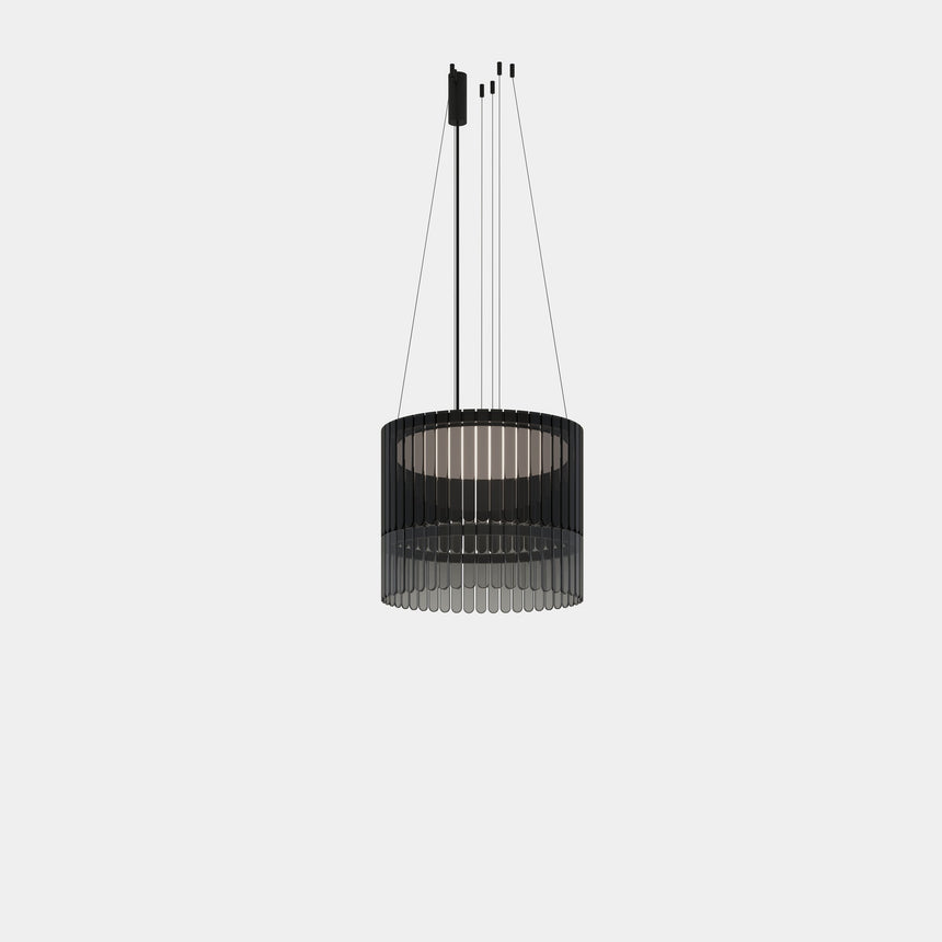 Lámpara de techo colgante LedsC4 Scarlett Circular Pendant Tower LED SCPT-AA0-LCSD00-OSV