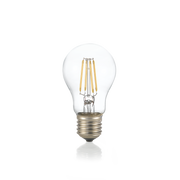 Bombilla Ideal Lux Goccia 253428 E27 de cristal transparente y filamentos LED