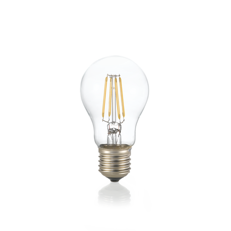 Bombilla Ideal Lux Goccia 101293 E27 de cristal transparente y filamentos LED