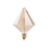 Bombilla Ideal Lux Pyramid 201276 E27 de cristal ámbar y filamentos LED