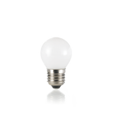 Bombilla Ideal Lux Sfera 101286 E27 de cristal blanco