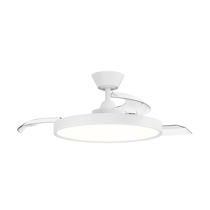 Sulion BOMBAY WIFI ceiling fan white retractable blades light 72150