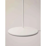 Lodes Lámpara de pie Volum Long blanco brillante lacado 186cm Ø42cm 18774-1200