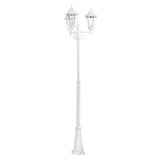Farola de exterior EGLO Navedo blanco E27 IP44 220cm Ø56cm 93454 - imagen 5