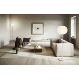 Lodes Lámpara de pie Volum Long blanco brillante lacado 186cm Ø42cm 18774-1200