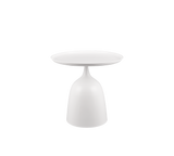 Mesa auxiliar Ramona en metal blanco 48x46cm 2340101