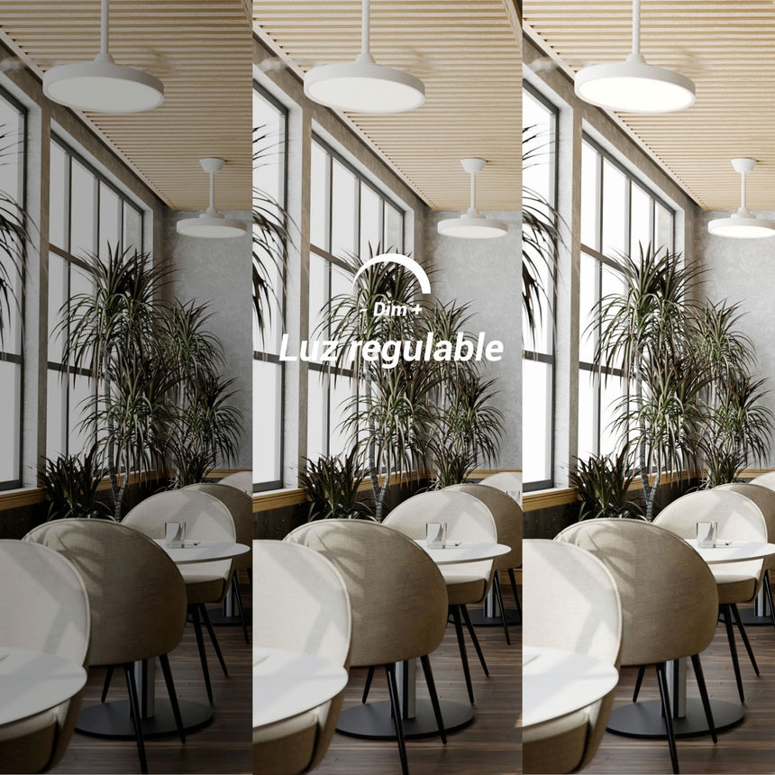 Sulion BOMBAY WIFI ceiling fan white retractable blades light 72150