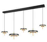 Trio Keaton Lámpara de techo colgante 5 luces CCT regulable 340210580