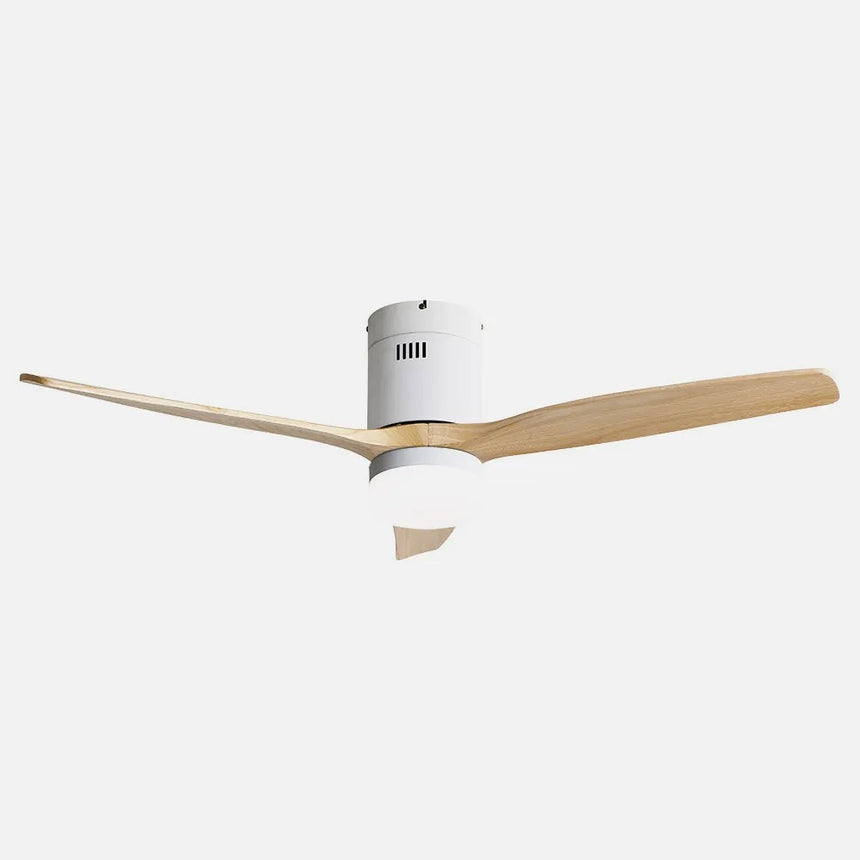 Ventilador de techo Aguilón con luz CCT mando 132cm madera 128291368