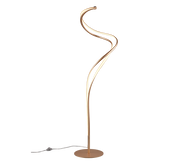 Lámpara de pie Trio Nala LED dorado regulable 160cm 444310179