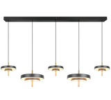 Trio Keaton Lámpara de techo colgante 5 luces CCT regulable 340210580