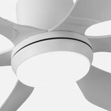 Fabrilamp Otto Ventilador DC 24W níquel 6 aspas regulable 167cm CCT mando 158691663