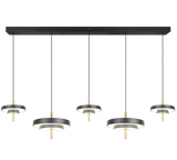 Trio Keaton Lámpara de techo colgante 5 luces CCT regulable 340210580