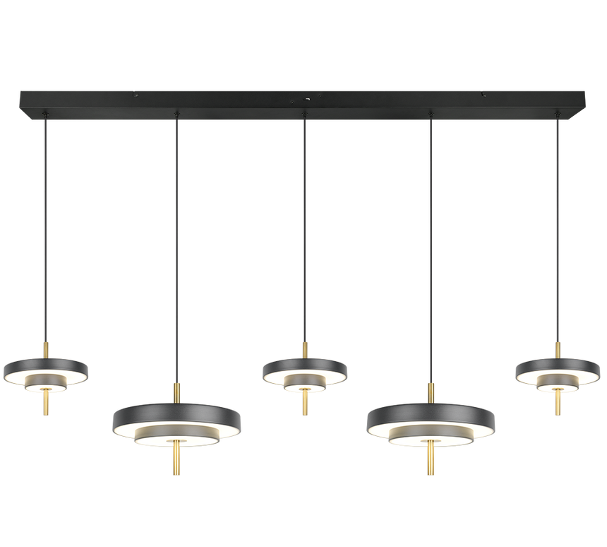 Trio Keaton Lámpara de techo colgante 5 luces CCT regulable 340210580