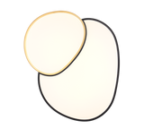 Plafón/Aplique LED Rise 45W negro y oro regulable con mando Trio 647519280