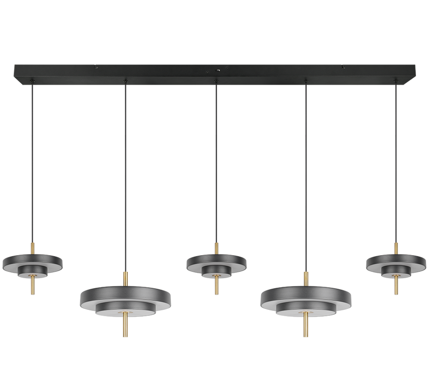 Trio Keaton Lámpara de techo colgante 5 luces CCT regulable 340210580