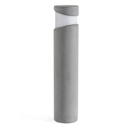 Baliza de exterior Faro Block 70cm E27 gris IP65 opal 74142