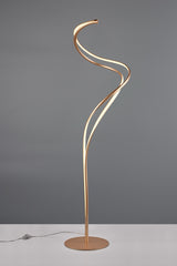 Lámpara de pie Trio Nala LED dorado regulable 160cm 444310179