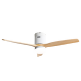 Ventilador de techo Aguilón con luz CCT mando 132cm madera 128291368