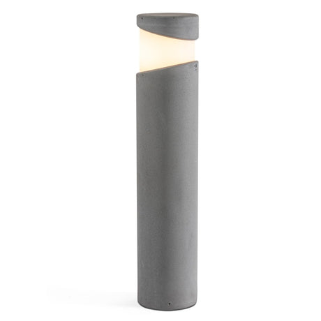 Baliza de exterior Faro Block 70cm E27 LED gris IP65 opal 74142 - vista alternativa