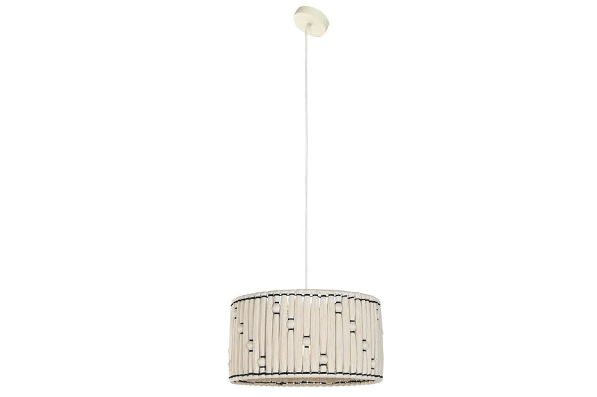 /ITE219511 JUTE COTTON CEILING LAMP 39X39X21 KNOT