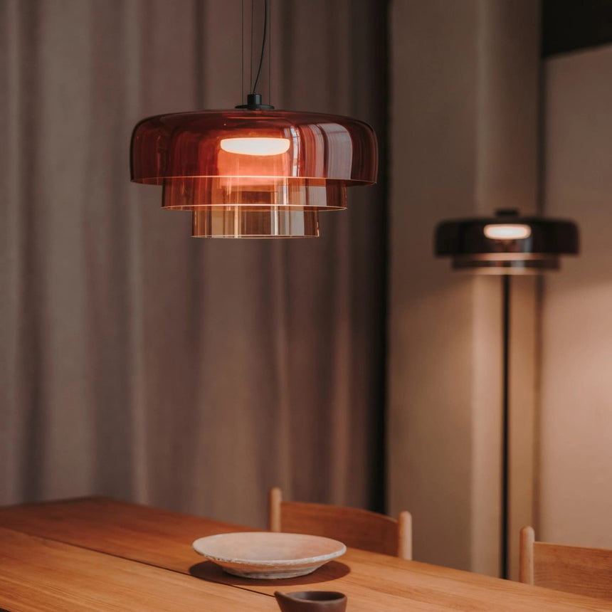 LedsC4 Lámpara de techo colgante Levels 3 42cm ámbar LED 00-A041-05-15