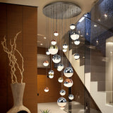 Schuller Sphere Lámpara de techo colgante grande 300cm Ø80 27 luces LED  CCT 793960K