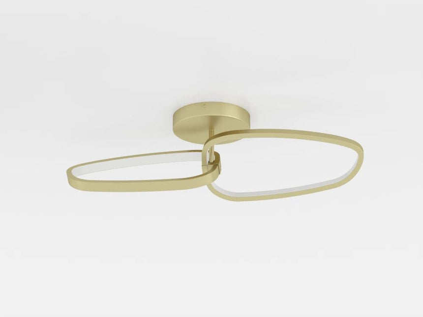 Plafón de techo EGLO Lodosa LED oro 25W 3000K 390204