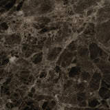 Mesa de centro grande madera cerámica negra 614845-1