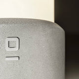 Baliza de exterior Faro Block 70cm E27 LED gris IP65 opal 74142