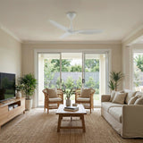 Ventilador de techo sin luz IVY NEO blanco 3 aspas 100cm (mando y driver) 2248578