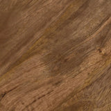 Mesa de centro grande madera de mango marrón 80x80x41cm 612805-1