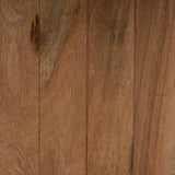 Mesa de centro grande madera cerámica negra 614845-1