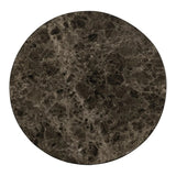 Mesa de centro grande madera cerámica negra 614845-1