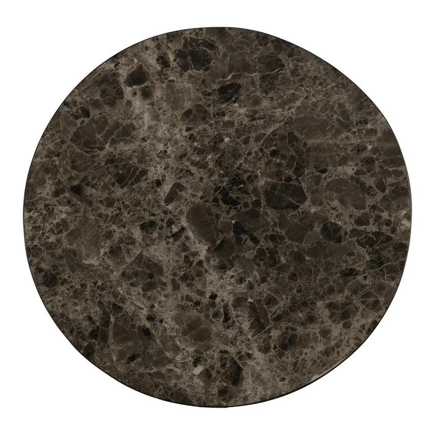 Mesa de centro grande madera cerámica negra 614845-1