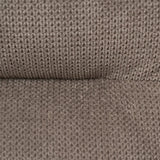 Sillón taupe tejido estructura metal 69x72x79cm 612550