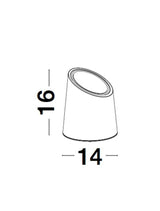 Baliza de jardín Nova Luce Fox gris LED GU10 IP65 9470581