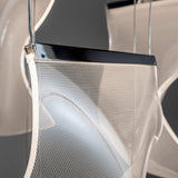 Lámpara de techo colgante Schuller Velos grande 13 luces cromo y micro 3000K regulable 609647ND