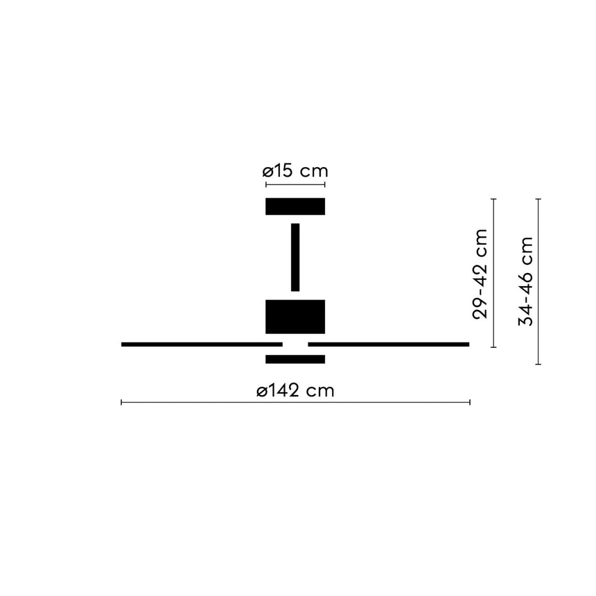 Sulion Outdoor ceiling fan BALCONY XL wood 2181691