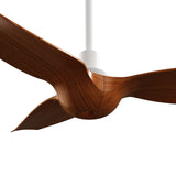 Ventilador de techo con luz Sulion Ivy Neo 100cm LED blanco y madera media motor DC — vista 4
