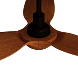 Ventilador de techo con luz Sulion Ivy Neo 100cm LED marrón y madera media motor DC — vista 5