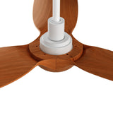 Ventilador de techo con luz Sulion Ivy Neo 132cm LED blanco y madera media motor DC — vista 5