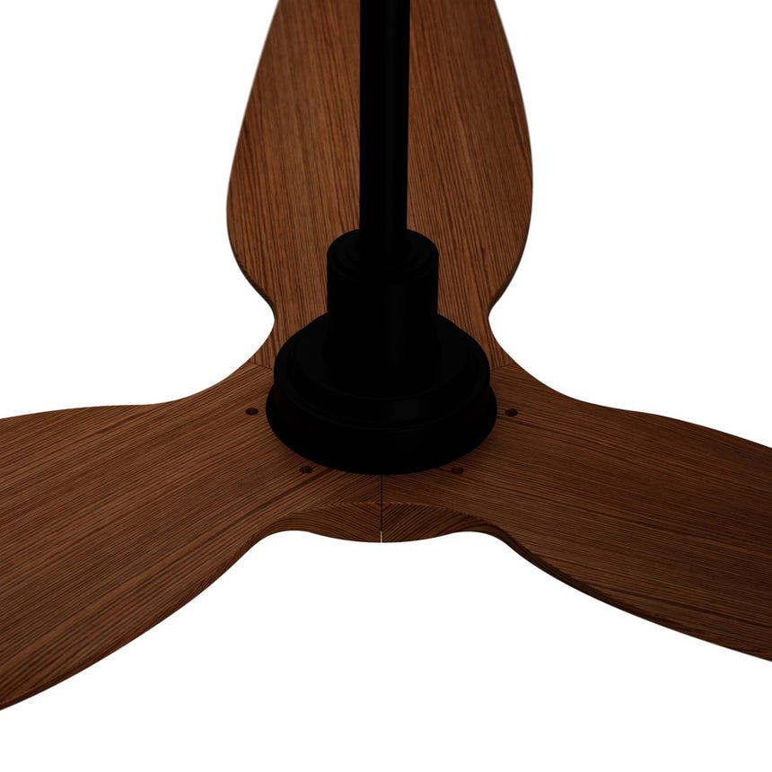 Ventilador de techo Sulion Ivy Neo 100cm negro y madera media motor DC con mando — vista 5