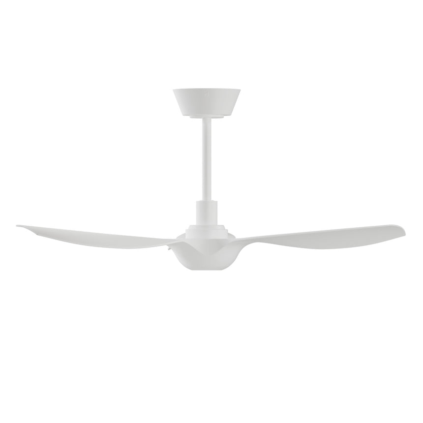 Ventilador de techo con luz focal Sulion Ivy Neo blanco 100cm apto exterior CCT IP44 2249216